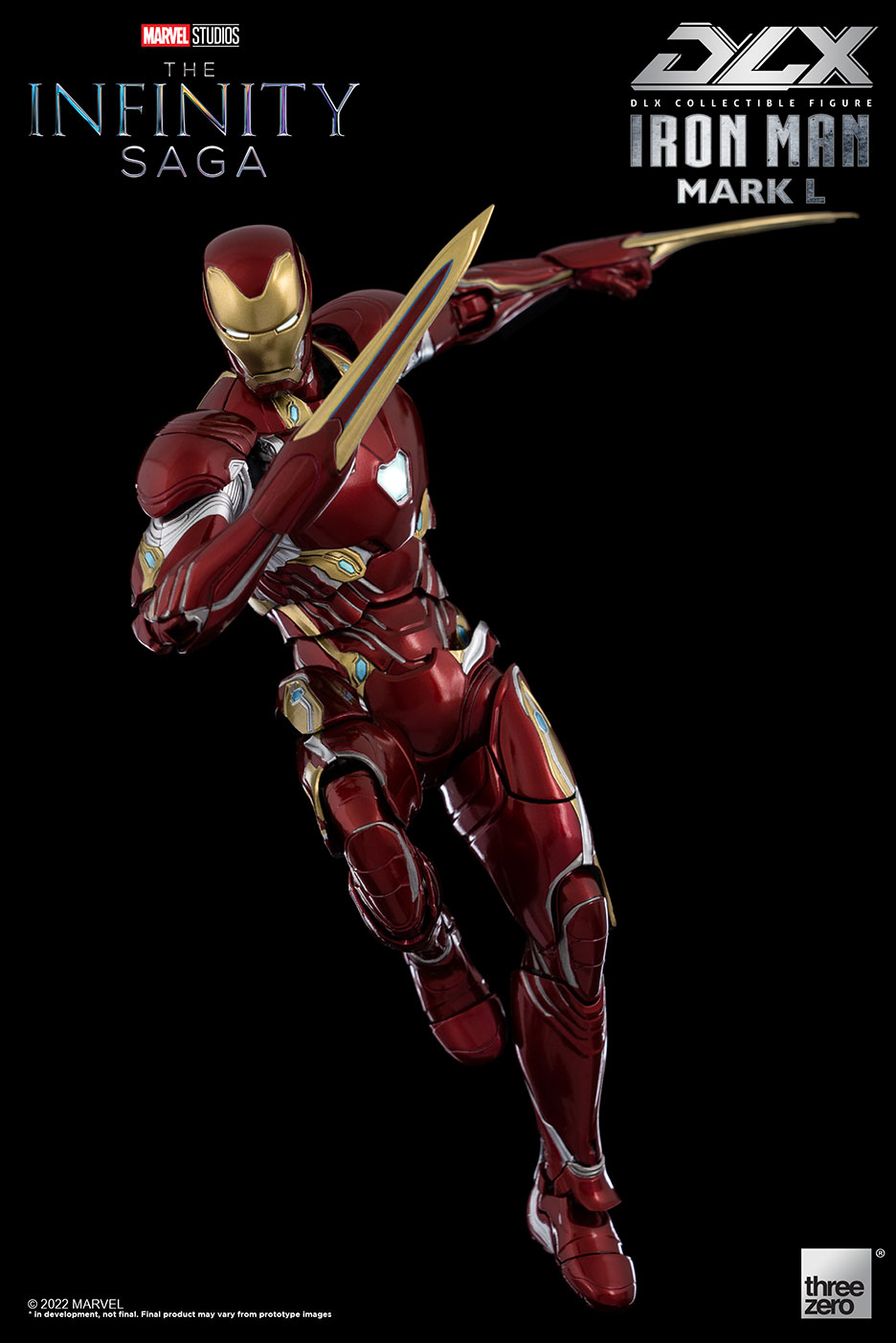 Threezero - Marvel Studios: The Infinity Saga - DLX: DIECAST Iron Man Mark 50
