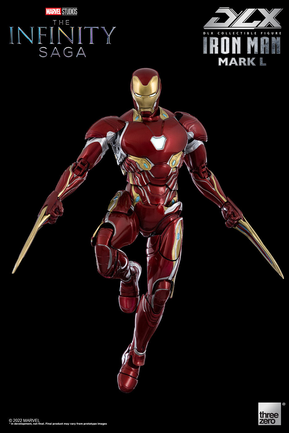 Threezero - Marvel Studios: The Infinity Saga - DLX: DIECAST Iron Man Mark 50