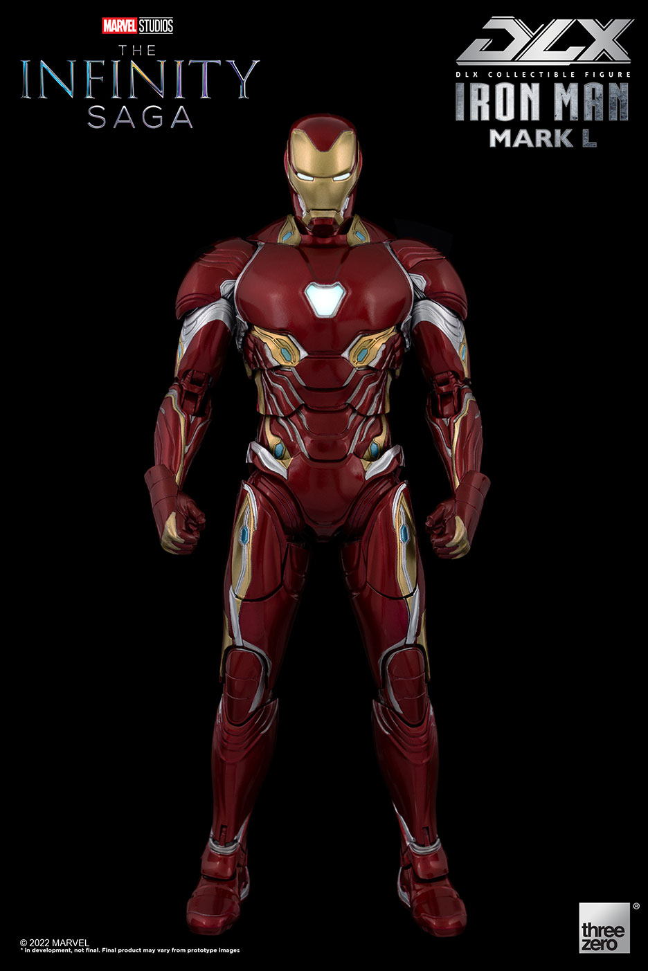 Threezero - Marvel Studios: The Infinity Saga - DLX: DIECAST Iron Man Mark 50