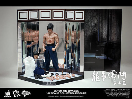 PRE-LOVED - Hot Toys - DX04: Bruce Lee Enter The Dragon + Extra Body