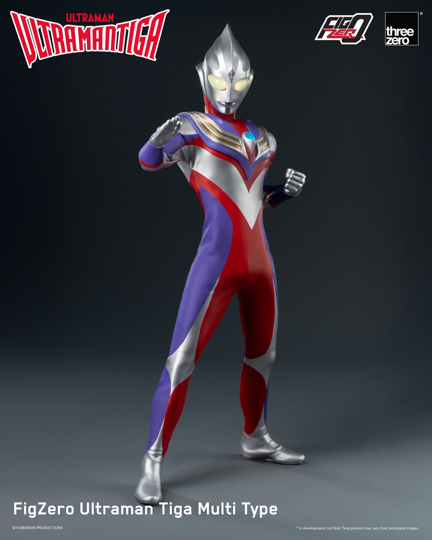 Threezero - Ultraman Tiga:  1/6th Scale FigZero Ultraman Tiga Multi Type (Special Edition)