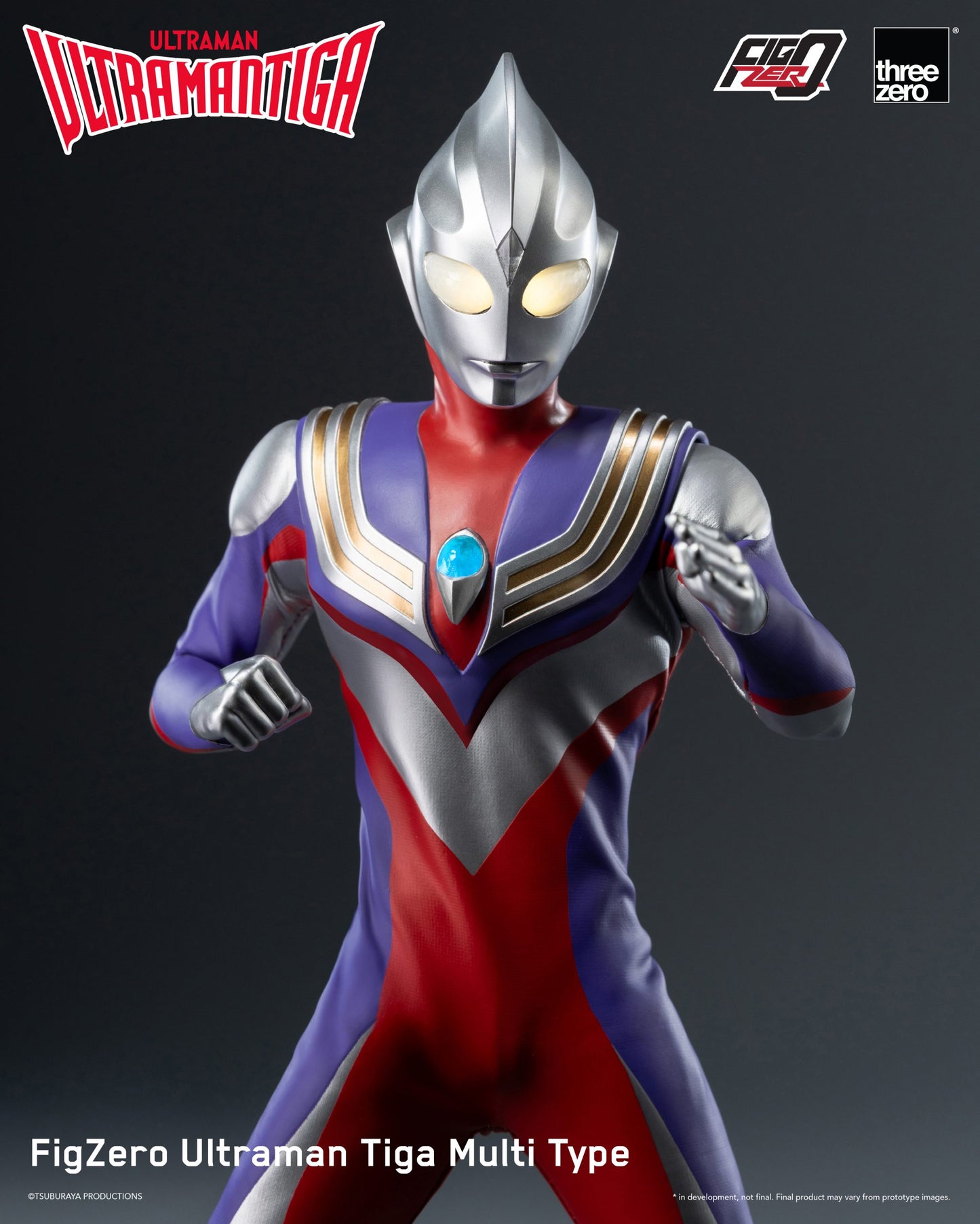 Threezero - Ultraman Tiga:  1/6th Scale FigZero Ultraman Tiga Multi Type (Special Edition)
