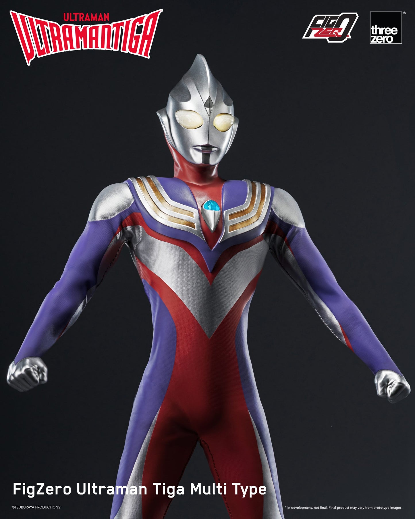 Threezero - Ultraman Tiga:  1/6th Scale FigZero Ultraman Tiga Multi Type (Special Edition)
