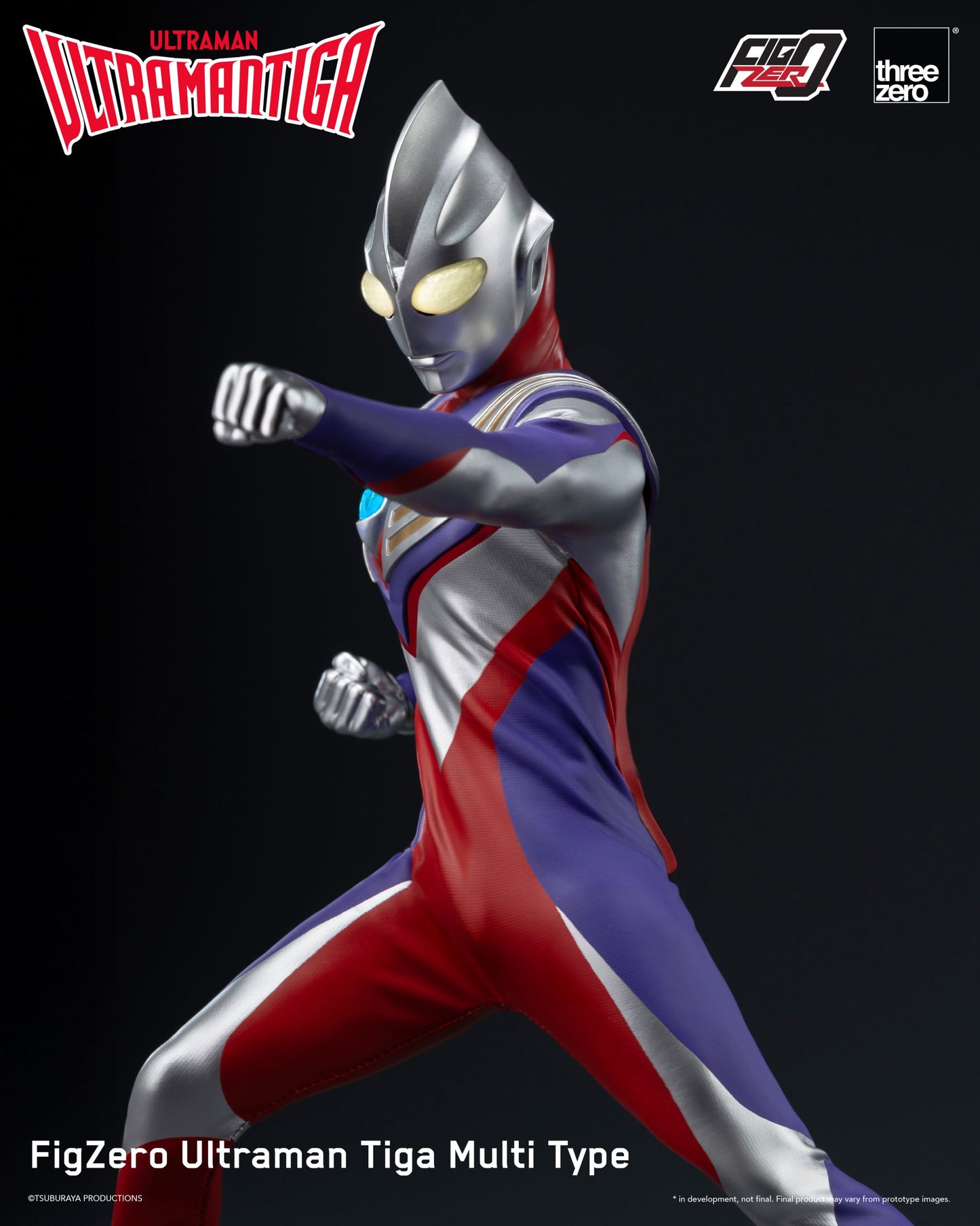 Threezero - Ultraman Tiga:  1/6th Scale FigZero Ultraman Tiga Multi Type (Special Edition)