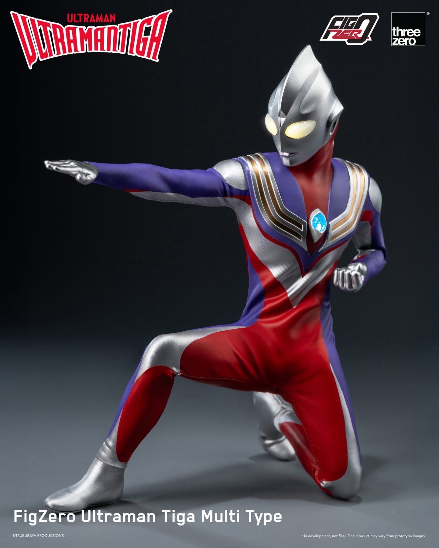 Threezero - Ultraman Tiga:  1/6th Scale FigZero Ultraman Tiga Multi Type (Special Edition)