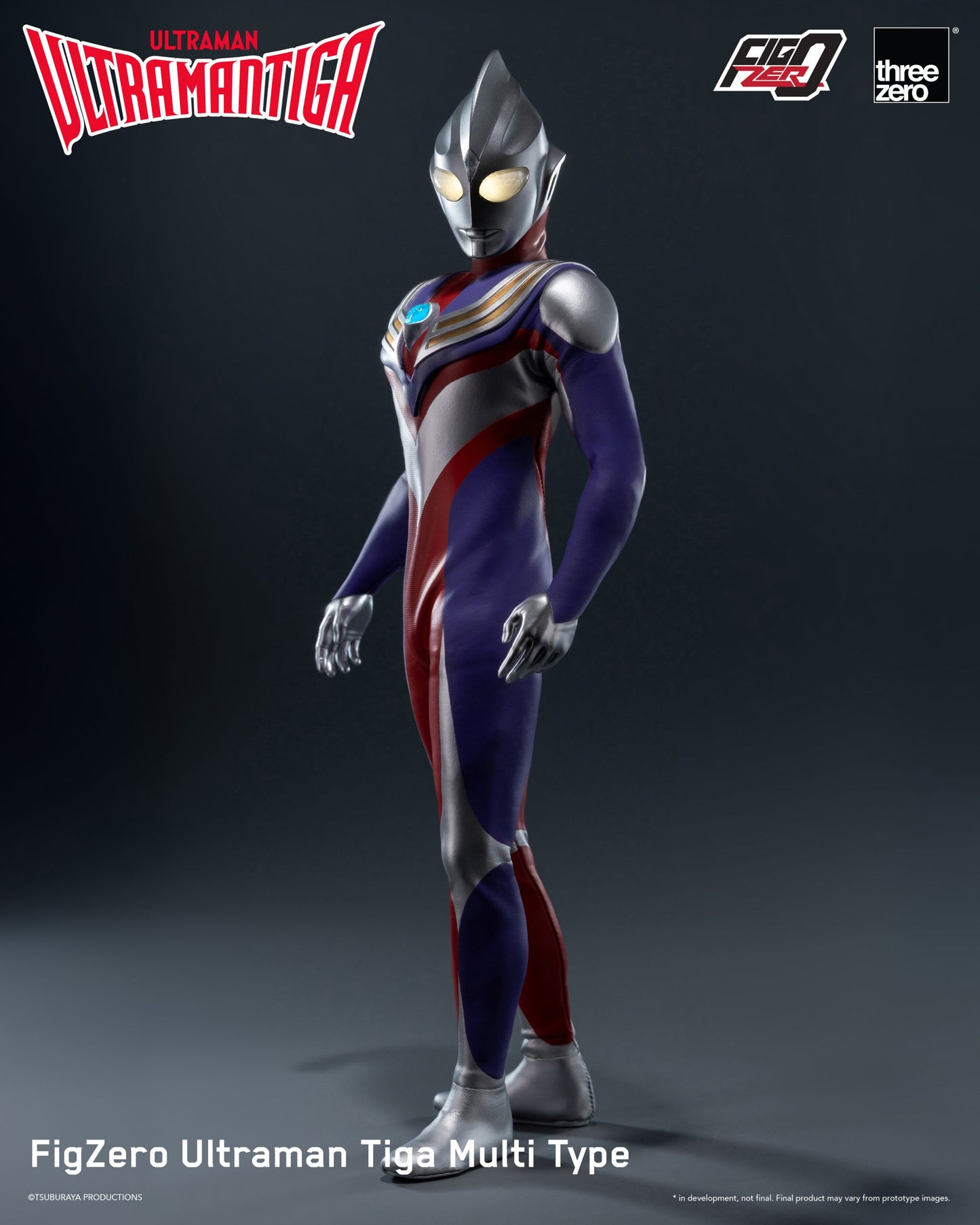 Threezero - Ultraman Tiga:  1/6th Scale FigZero Ultraman Tiga Multi Type (Special Edition)