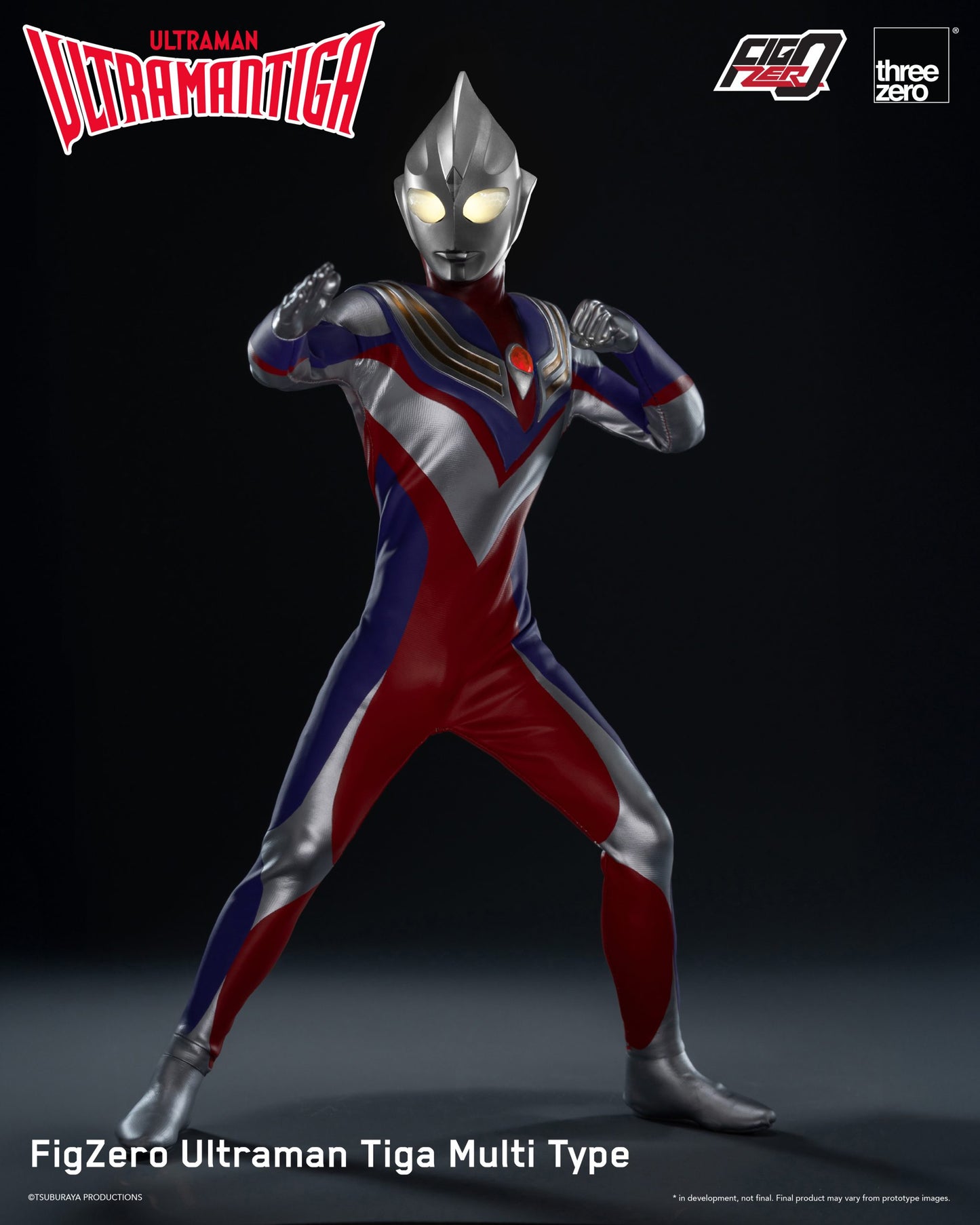 Threezero - Ultraman Tiga:  1/6th Scale FigZero Ultraman Tiga Multi Type (Special Edition)
