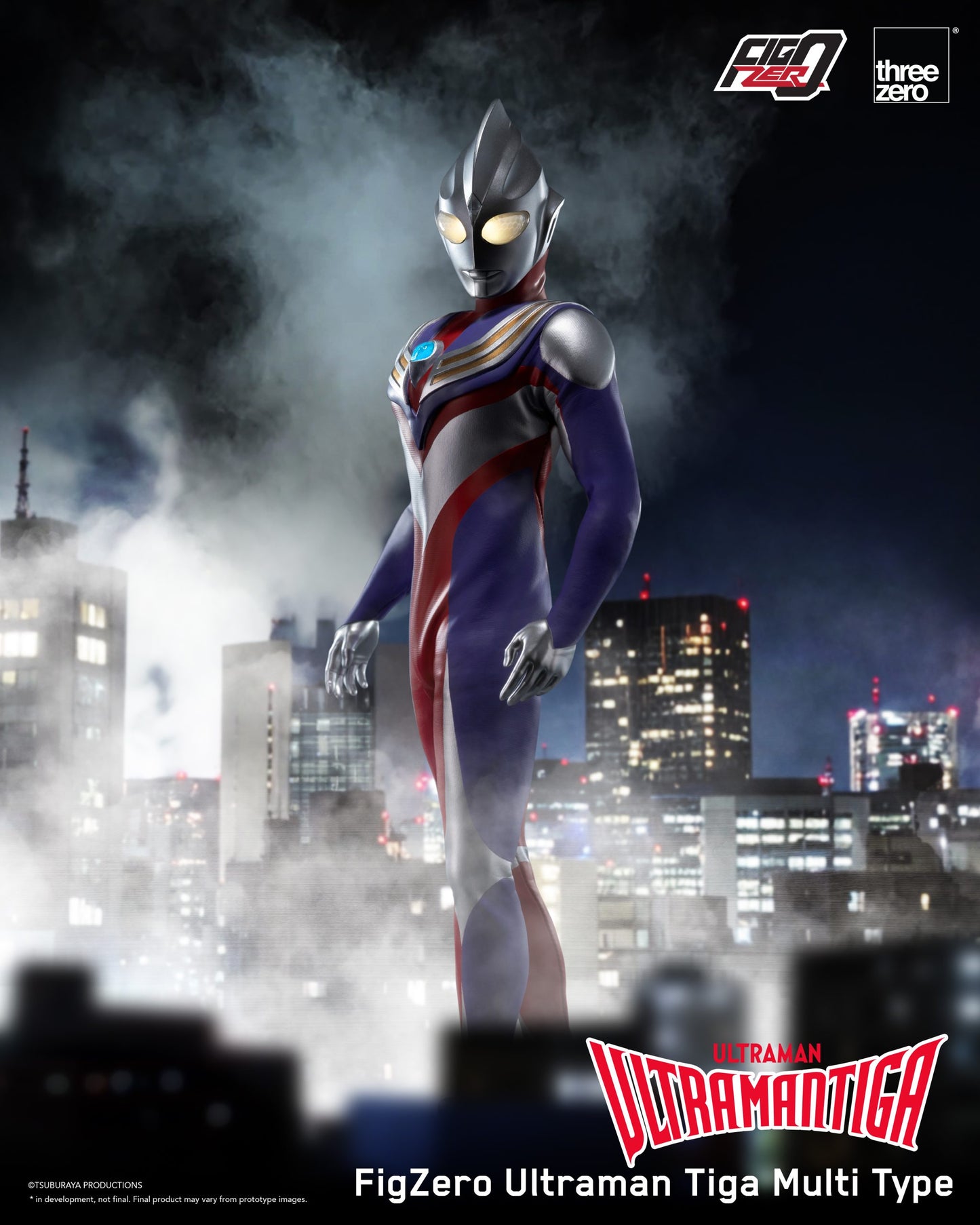 Threezero - Ultraman Tiga:  1/6th Scale FigZero Ultraman Tiga Multi Type (Special Edition)