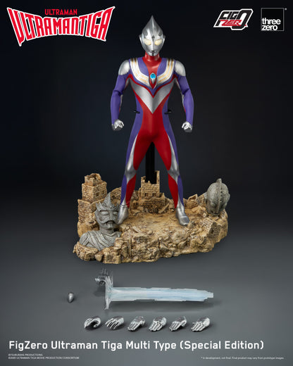 Threezero - Ultraman Tiga:  1/6th Scale FigZero Ultraman Tiga Multi Type (Special Edition)
