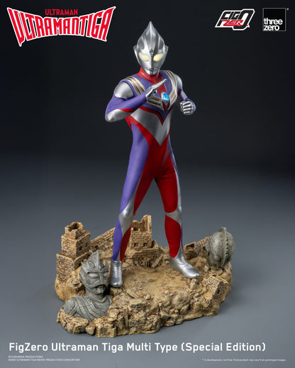 Threezero - Ultraman Tiga:  1/6th Scale FigZero Ultraman Tiga Multi Type (Special Edition)