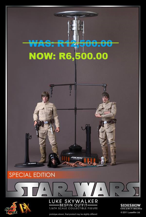 Black Friday Special - PRE-LOVED - HOT TOYS - DX07 - LUKE SKYWALKER (SPECIAL EDITION)