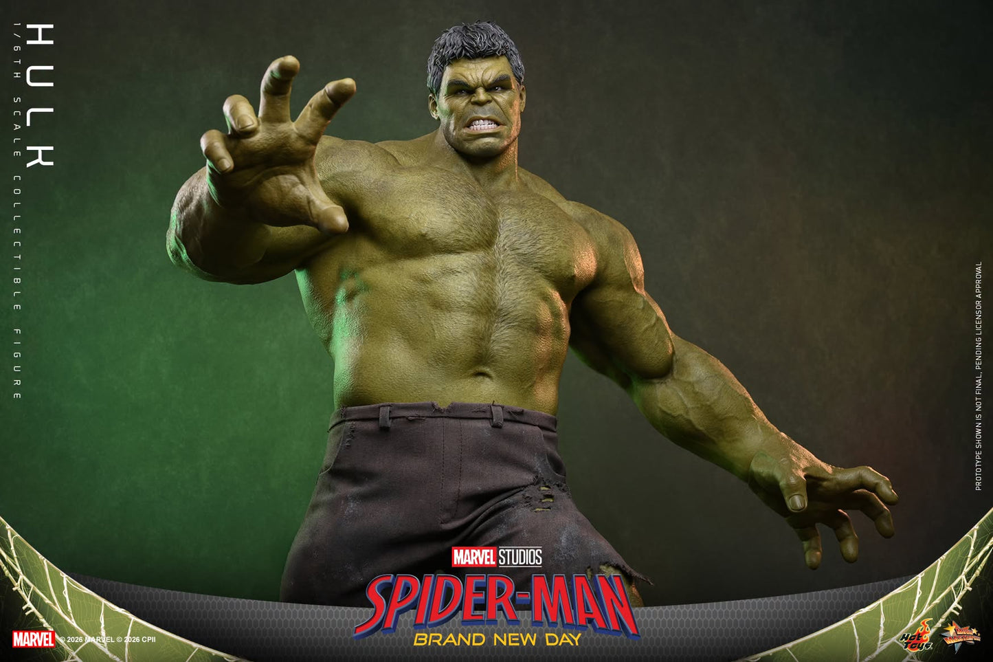 Hot Toys – MMS905 – Spider-man: Brand New Day: Hulk 1/6th scale Collectible Figure - Preorder