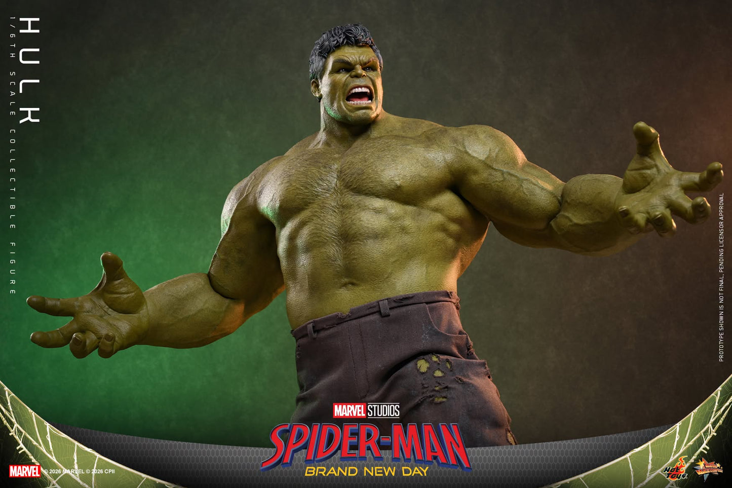 Hot Toys – MMS905 – Spider-man: Brand New Day: Hulk 1/6th scale Collectible Figure - Preorder
