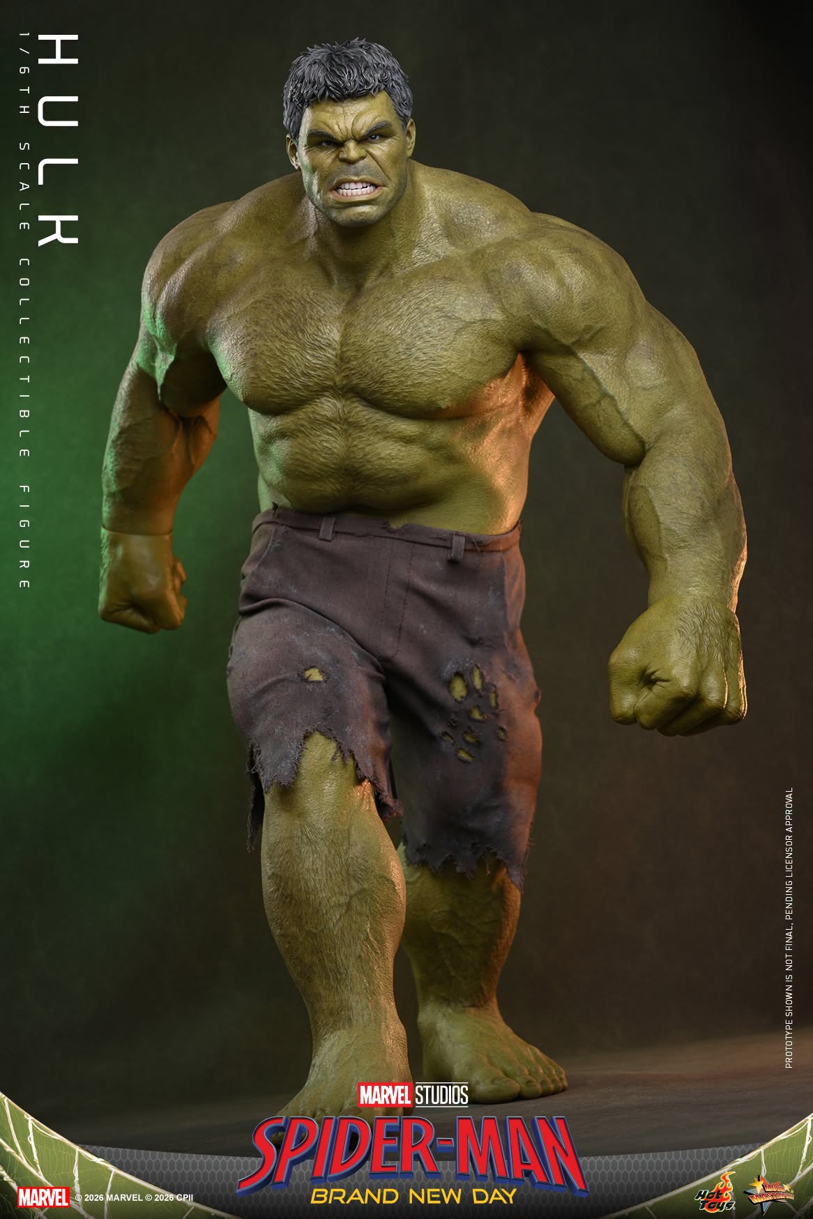 Hot Toys – MMS905 – Spider-man: Brand New Day: Hulk 1/6th scale Collectible Figure - Preorder