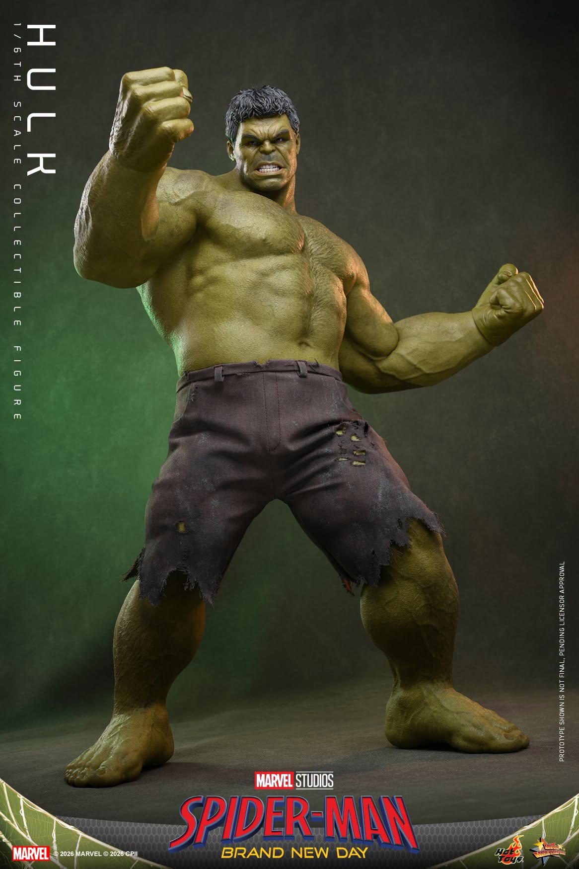 Hot Toys – MMS905 – Spider-man: Brand New Day: Hulk 1/6th scale Collectible Figure - Preorder