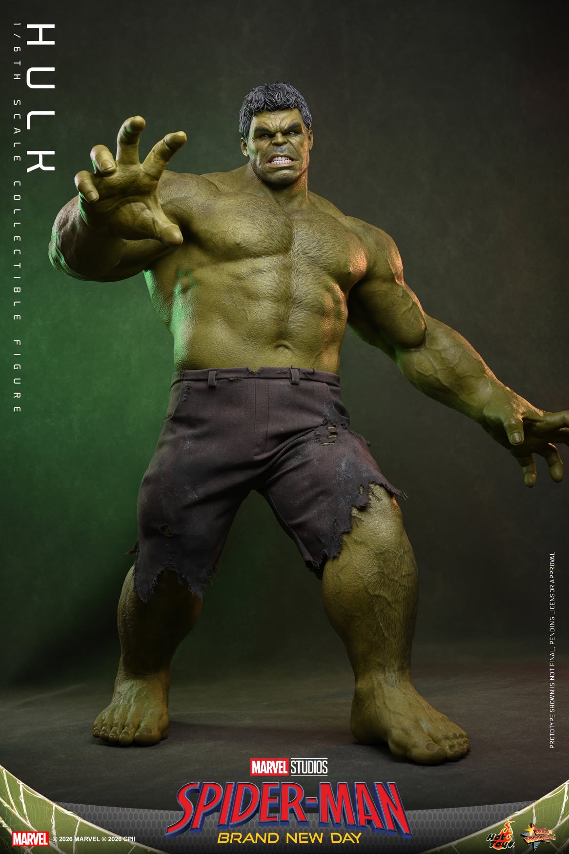 Hot Toys – MMS905 – Spider-man: Brand New Day: Hulk 1/6th scale Collectible Figure - Preorder