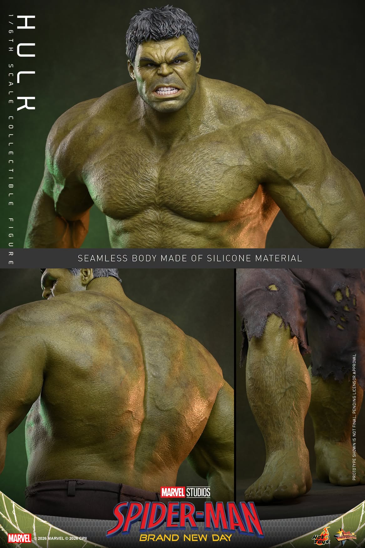 Hot Toys – MMS905 – Spider-man: Brand New Day: Hulk 1/6th scale Collectible Figure - Preorder