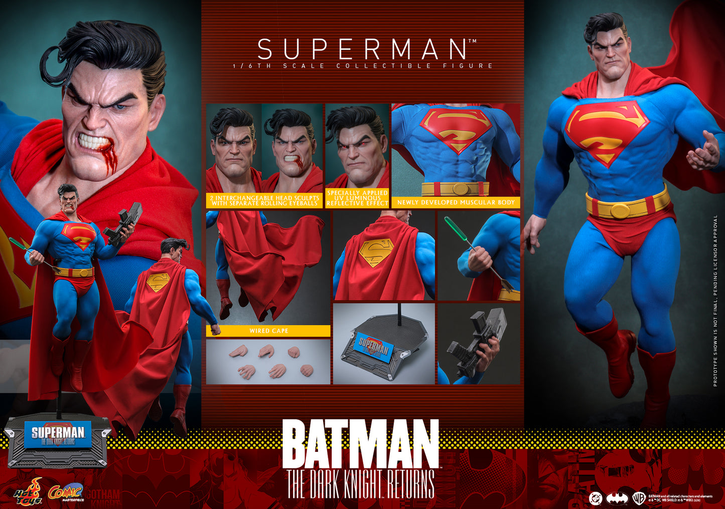 Hot Toys - CMS032 -  Batman: The Dark Knight™ Returns: Superman™ 1/6th Collectibles Figure  Pre-order NOW