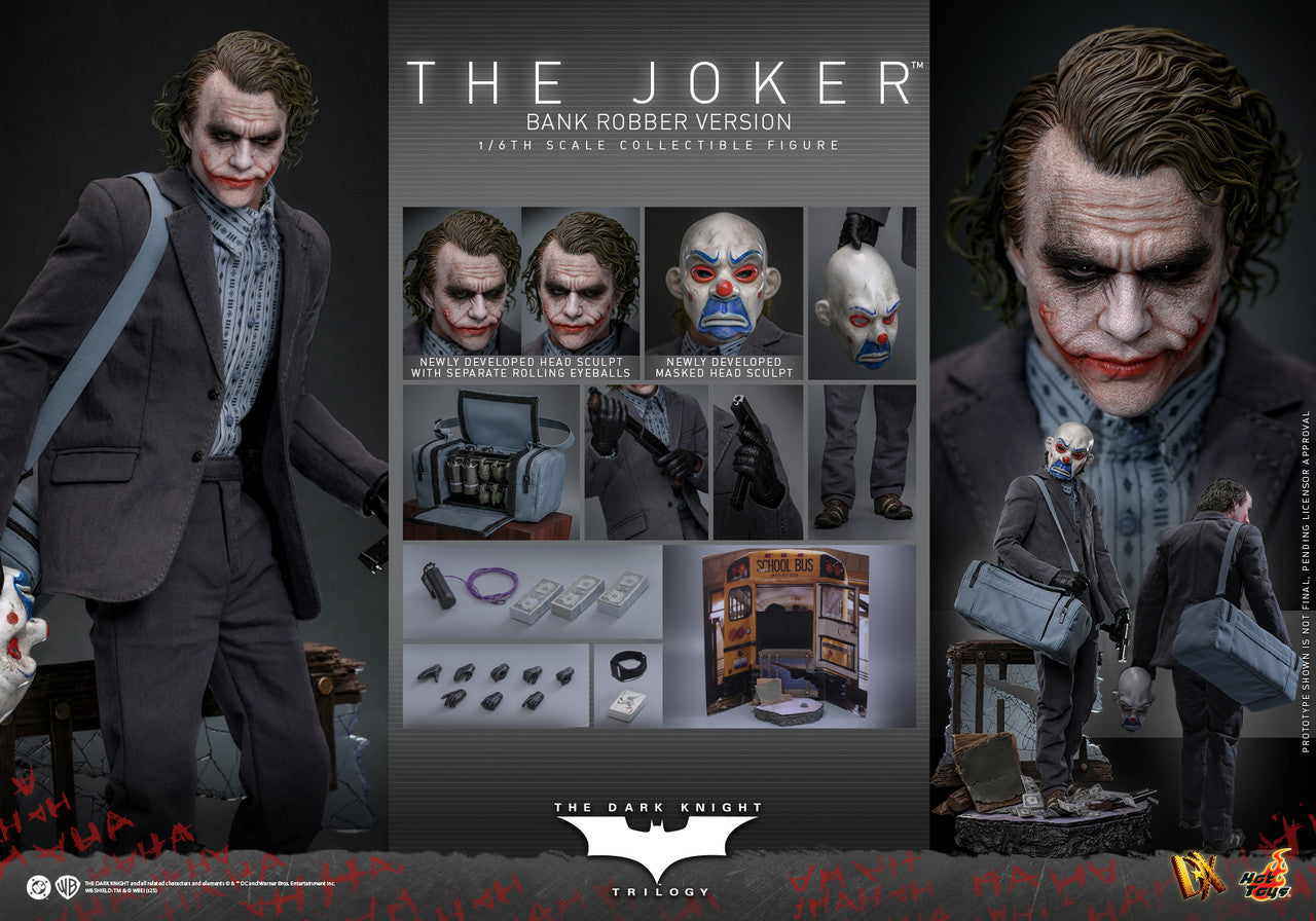 Hot Toys – DX50 – The Dark Knigh Trilogy: The Joker (Bank Robber Version) 1/6th scale Collectible Figure