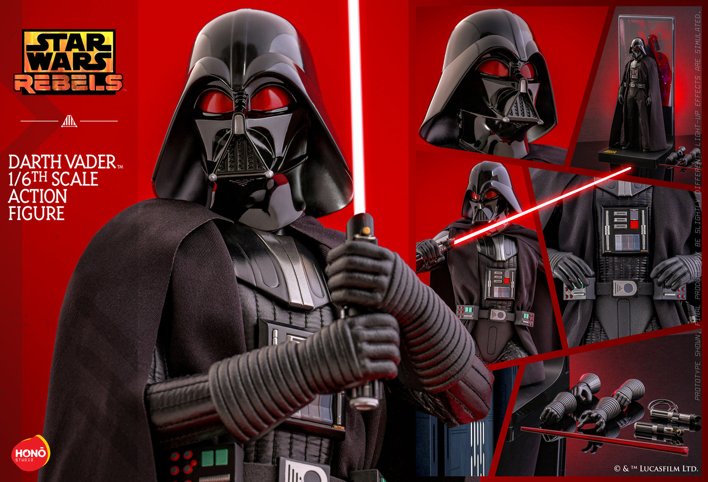 Hot Toys – HS10 – Star Wars: Rebels: Darth Vader 1/6th scale Collectible Figure