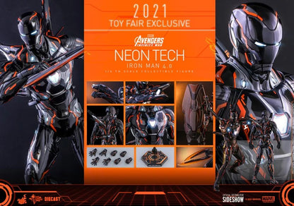 PRE-LOVED - Hot Toys - MMS597D39 - Iron Man Mark L 4.0 Neon Tech (2021 Toys Fair Exclusive)