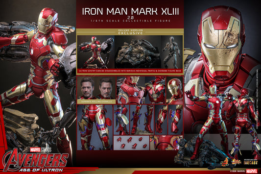 Hot Toys - MMS866D81 - Avengers: Age of Ultron: Iron Man Mark XLIII (2.0) Deluxe Version Pre-order NOW