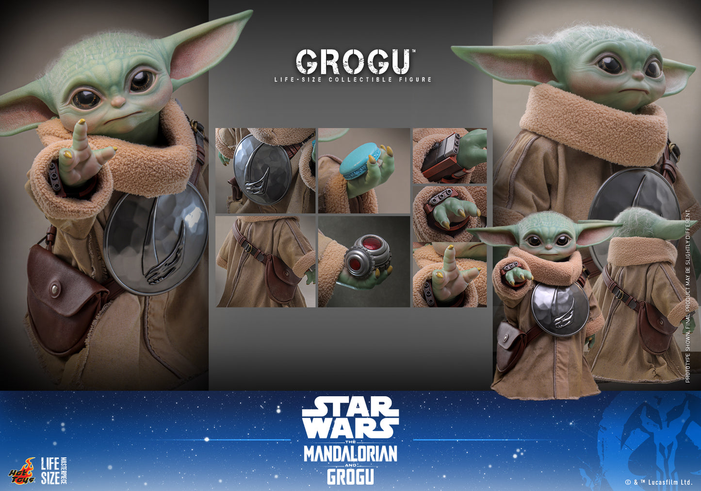 Hot Toys - LMS016 - Star Wars: The Mandalorian & Grogu™ - Grogu™ Life-Size Collectible Set Pre-order NOW