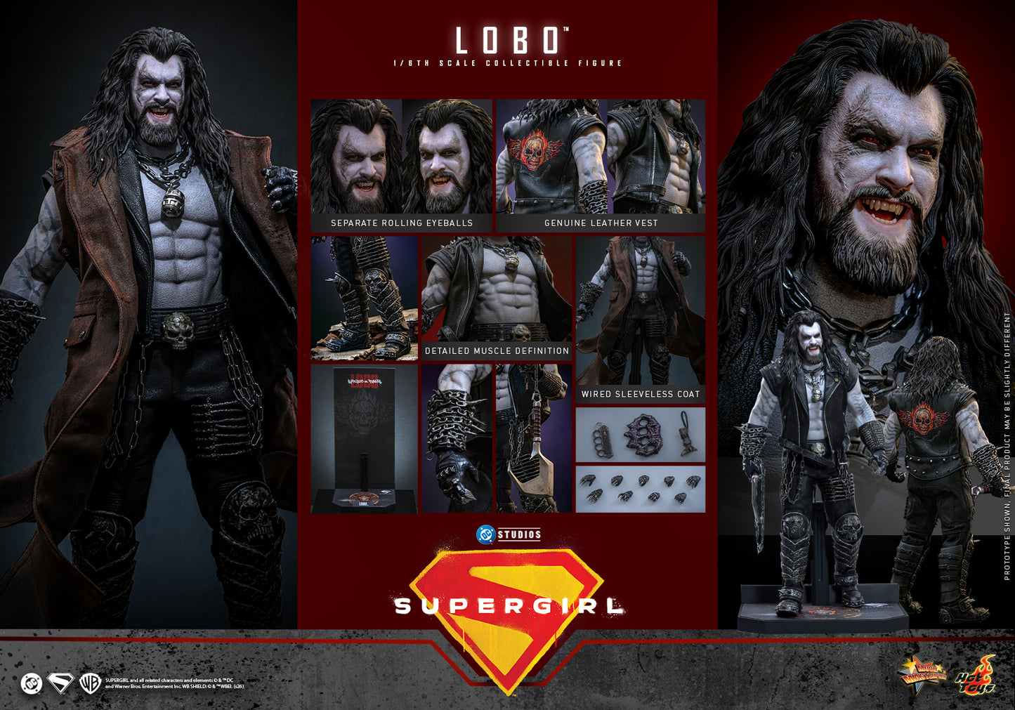 Hot Toys – MMS890 – Supergirl: Lobo 1/6th scale Collectible Figure - Preorder