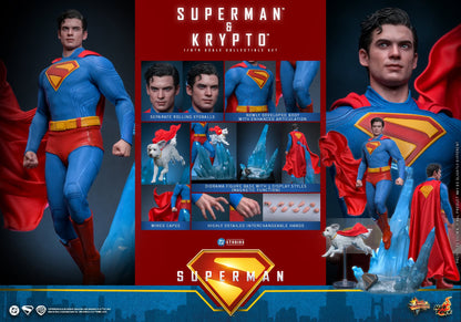 Hot Toys - MMS812 - Superman: Superman™ & Krypto™ 1/6th scale Collectible Set