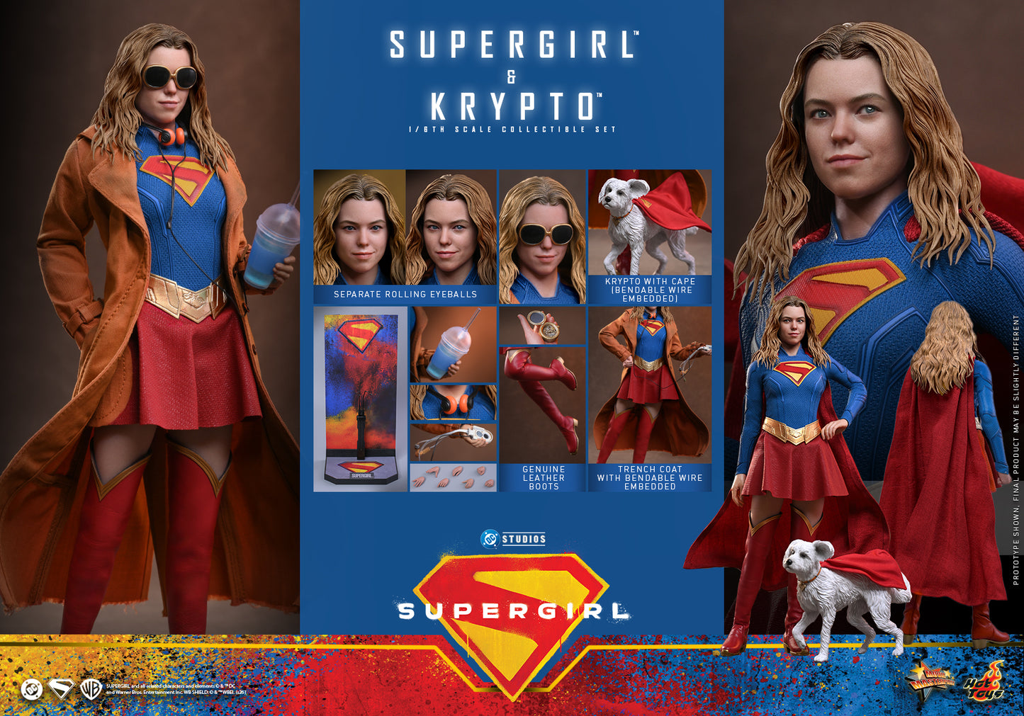 Hot Toys – MMS869 – Supergirl: Supergirl & Krypto 1/6th scale Collectible Figure - Preorder