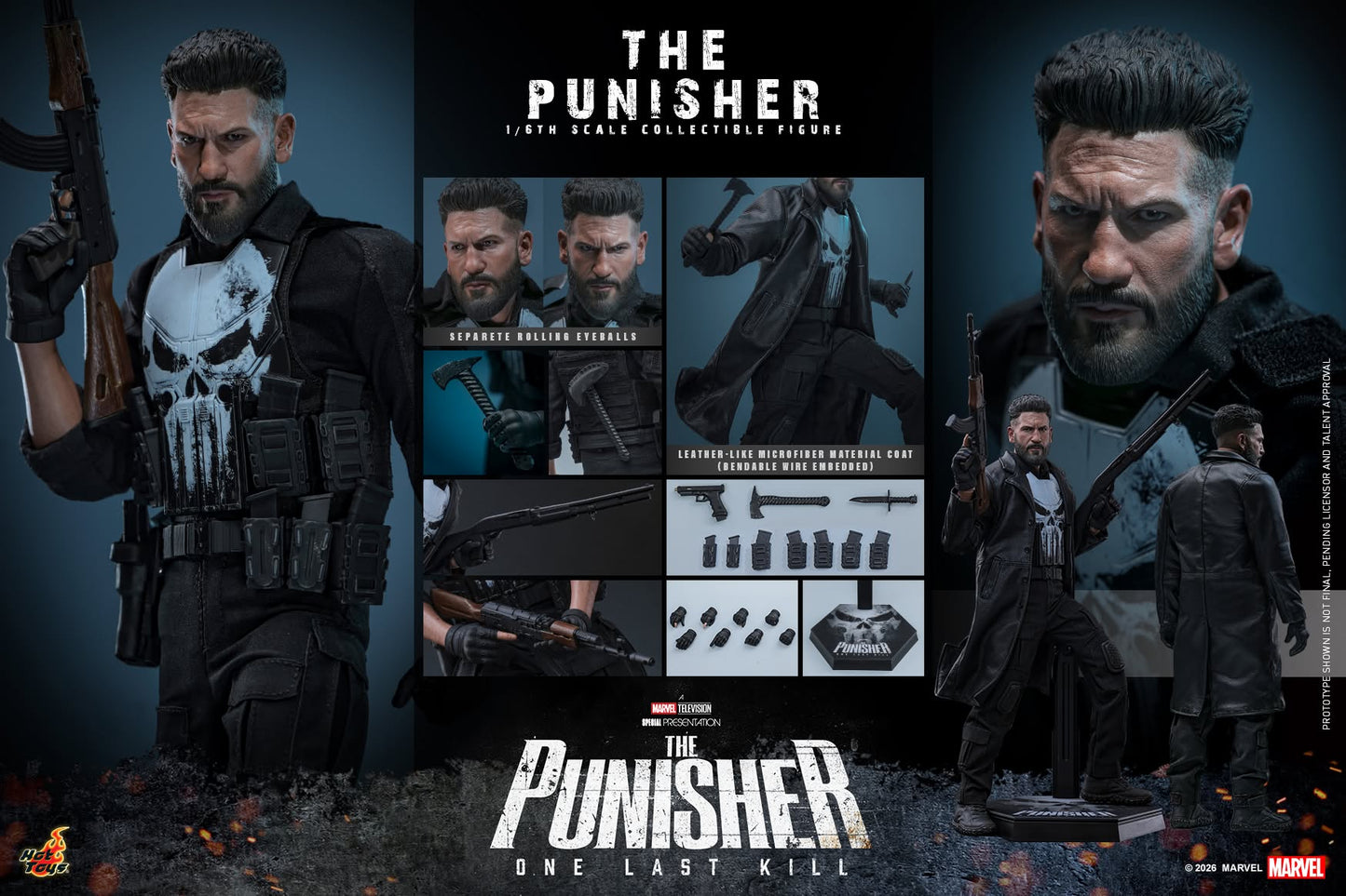 Hot Toys – TMS190 – The Punisher: One Last Kill: The Punisher 1/6th scale Collectible Figure - Preorder Now