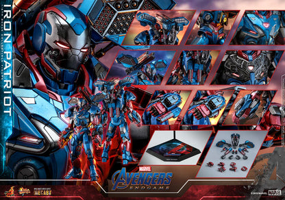 PRE-LOVED - Hot Toys - MMS547D34 - Avengers Endgame: Iron Patriot (Diecast)