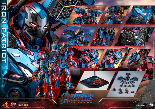 PRE-LOVED - Hot Toys - MMS547D34 - Avengers Endgame: Iron Patriot (Diecast)