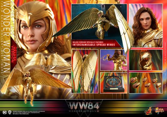 PRE-LOVED - Hot Toys - MMS578 - Golden Armor Wonder Woman (Deluxe Version)