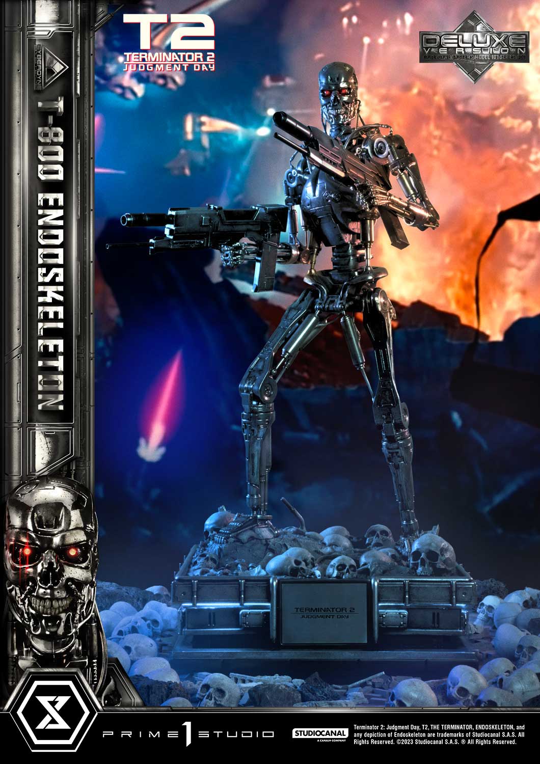 Prime 1 Studio - Terminator 2: Judgment Day - 1/3 Scale T-800 Endoskeleton DELUXE VERSION