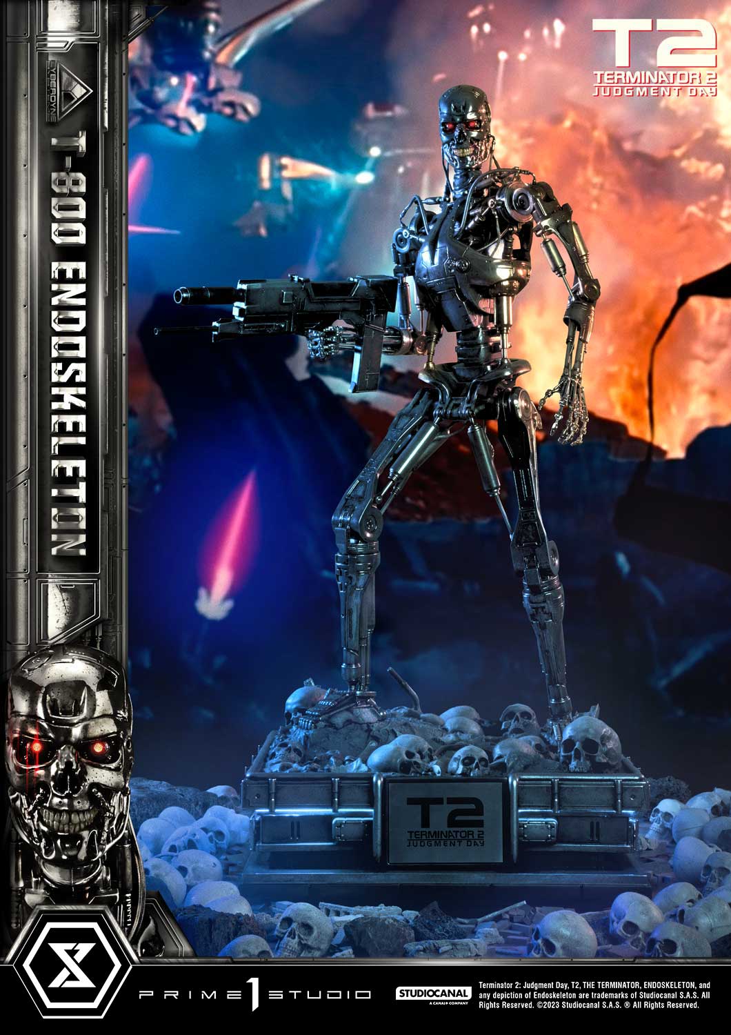 Prime 1 Studio - Terminator 2: Judgment Day - 1/3 Scale T-800 Endoskeleton DELUXE VERSION