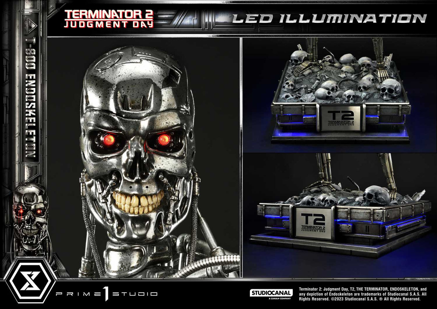 Prime 1 Studio - Terminator 2: Judgment Day - 1/3 Scale T-800 Endoskeleton DELUXE VERSION