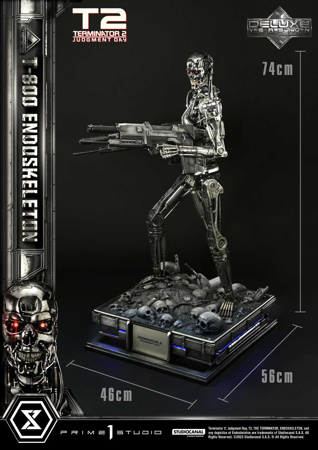 Prime 1 Studio - Terminator 2: Judgment Day - 1/3 Scale T-800 Endoskeleton DELUXE VERSION