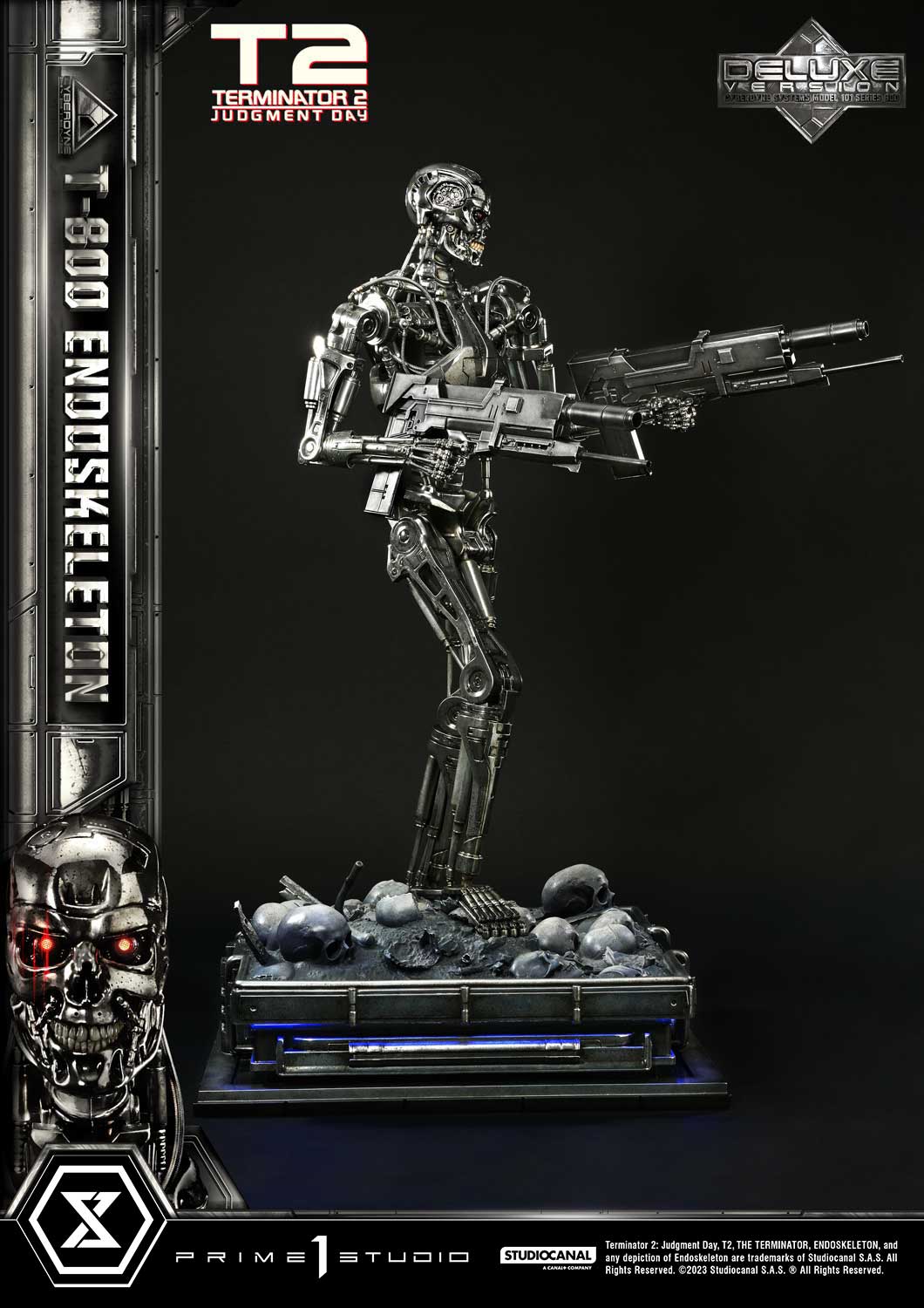 Prime 1 Studio - Terminator 2: Judgment Day - 1/3 Scale T-800 Endoskeleton DELUXE VERSION