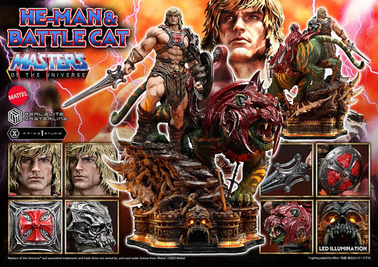 Prime 1 Studio -Masters of the Universe: 1/4 Scale He-Man & Battle Cat (Regular Version) Pre-order NOW