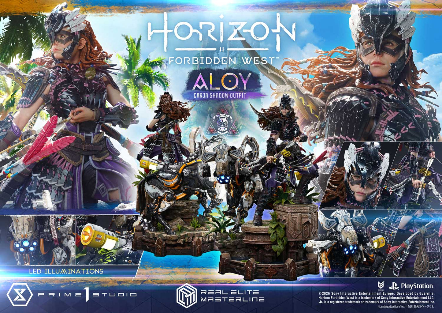 Prime 1 Studio - Horizon Forbidden West: 1/3 Scale Aloy Carja Shadow Outfit (Regular Version) Pre-order Now