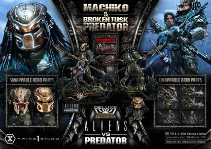 Prime 1 Studio - 1/4 Scale Machiko & Broken Tusk Predator (Deluxe Version) Pre-order Now