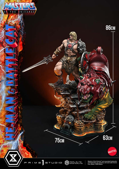 Prime 1 Studio -Masters of the Universe: 1/4 Scale He-Man & Battle Cat (Regular Version) Pre-order NOW