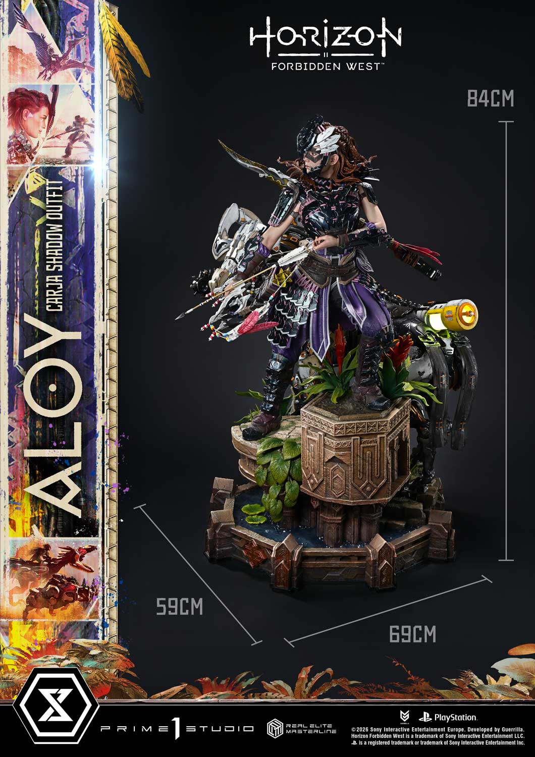 Prime 1 Studio - Horizon Forbidden West: 1/3 Scale Aloy Carja Shadow Outfit (Regular Version) Pre-order Now