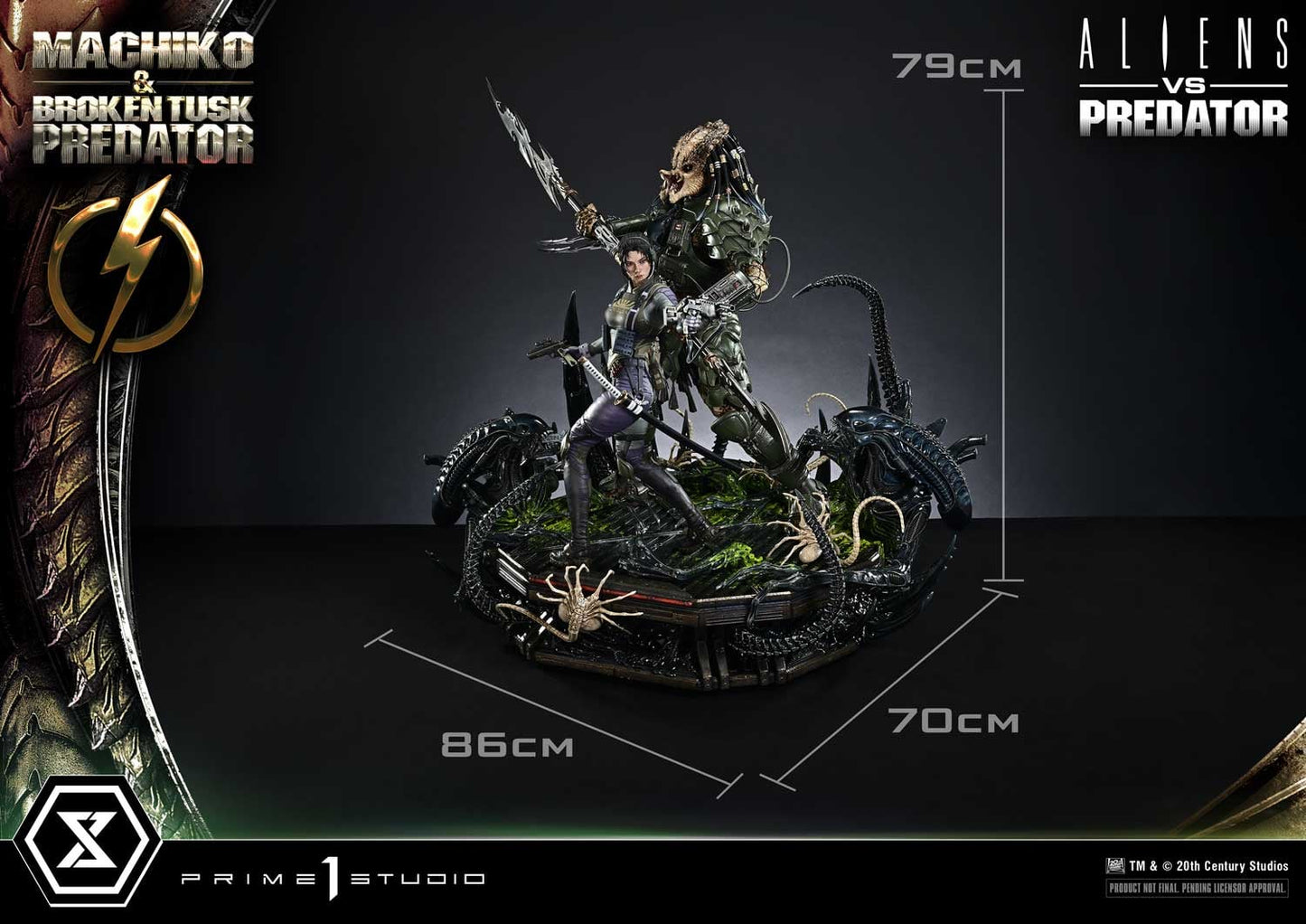 Prime 1 Studio - 1/4 Scale Machiko & Broken Tusk Predator (Regular Version) Pre-order Now
