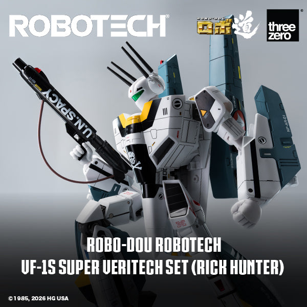 Threezero - ROBOTECH ROBO-DOU: ROBOTECH VF‐1S Super Veritech Set (RICK HUNTER) - Deluxe Set Pack Pre-order