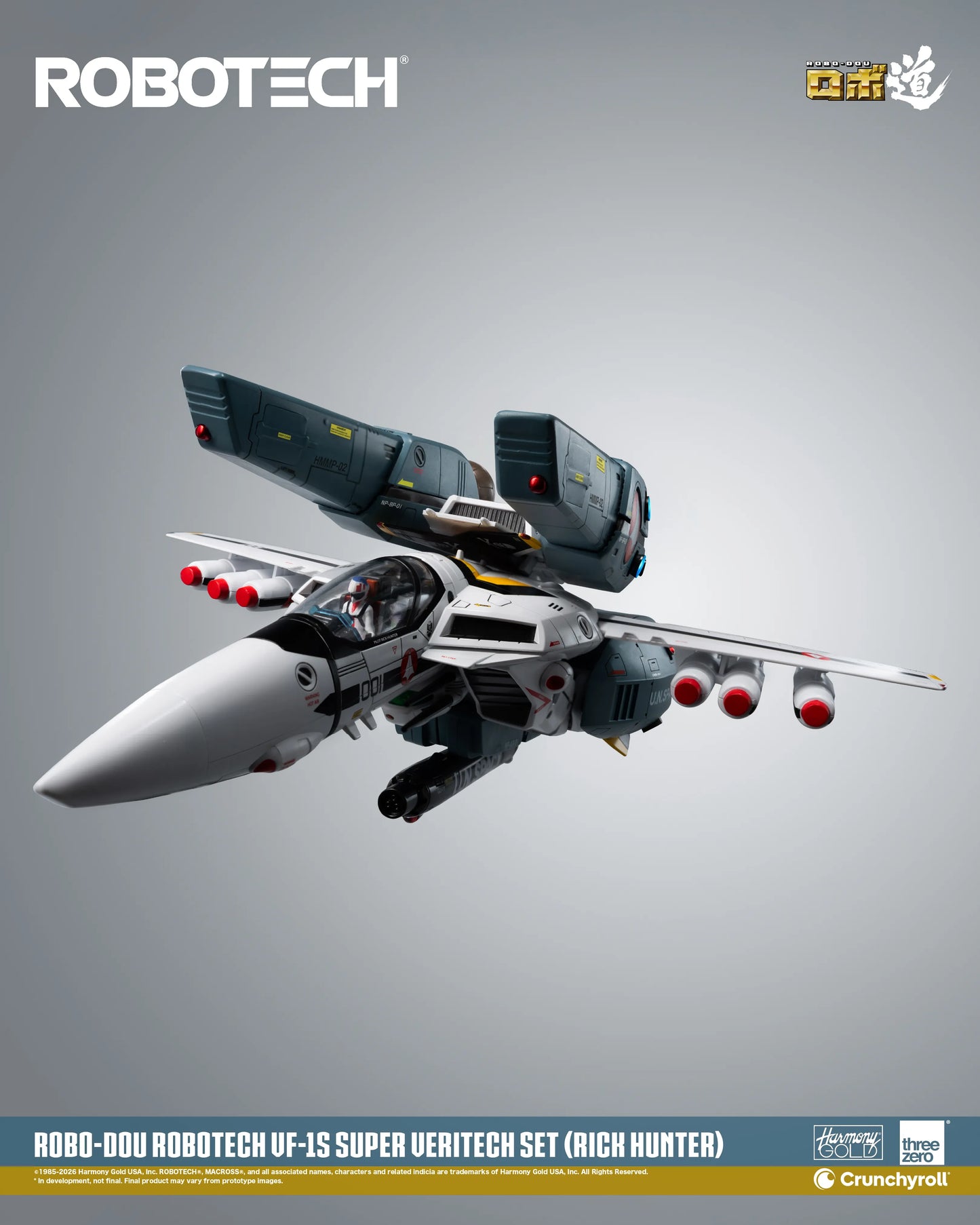 Threezero - ROBOTECH ROBO-DOU: ROBOTECH VF‐1S Super Veritech Set (RICK HUNTER) - Deluxe Set Pack Pre-order