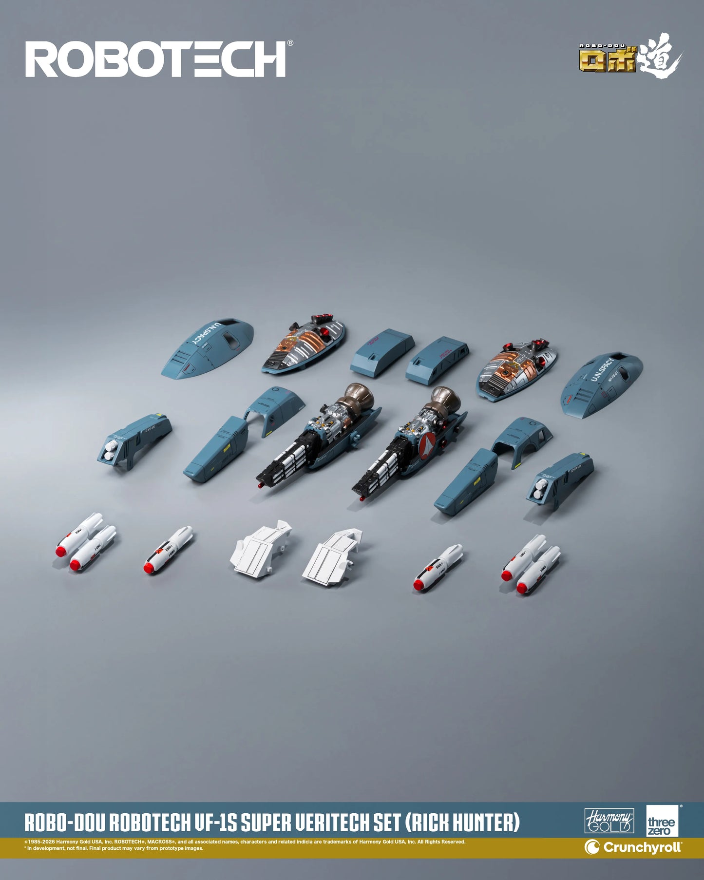 Threezero - ROBOTECH ROBO-DOU: ROBOTECH VF‐1S Super Veritech Set (RICK HUNTER) - Deluxe Set Pack Pre-order