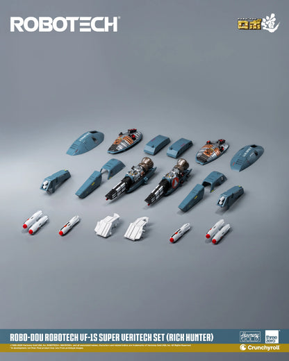 Threezero - ROBOTECH ROBO-DOU: ROBOTECH VF‐1S Super Veritech Set (RICK HUNTER) - Deluxe Set Pack Pre-order
