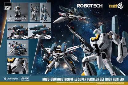 Threezero - ROBOTECH ROBO-DOU: ROBOTECH VF‐1S Super Veritech Set (RICK HUNTER) - Deluxe Set Pack Pre-order
